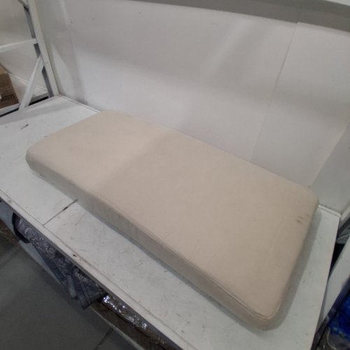 RECTANGULAR COUCH CUSHION - 21" X 43" X 6" - BEIGE image 2