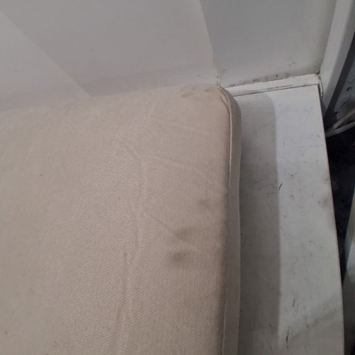 RECTANGULAR COUCH CUSHION - 21" X 43" X 6" - BEIGE image 3