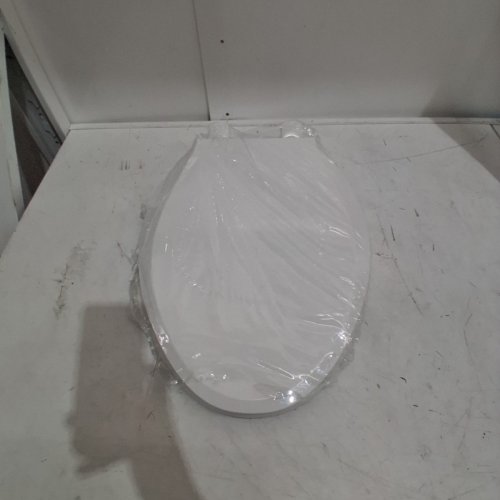 ELONGATED TOILET SEAT - FITS BOWLS 18 5/8" - CREAM WHITE - image 2