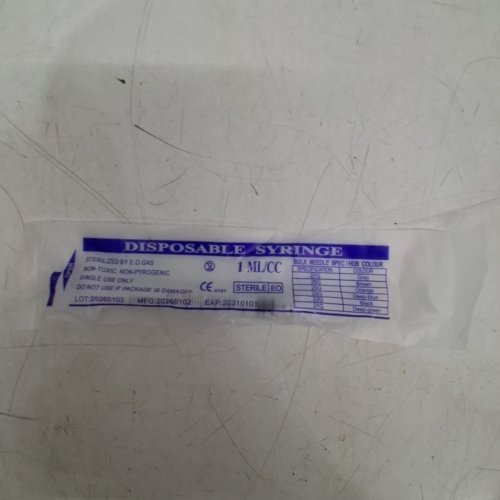 50PK THINKPRICE ORAL SYRINGE WITH CAP - 1ML EACH - CLEAR image 3