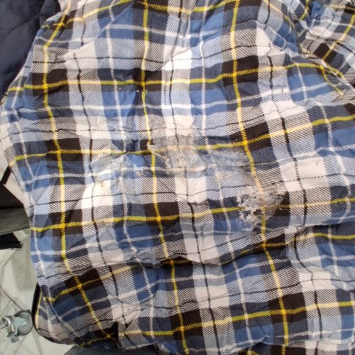 REDCAMP COTTON FLANNEL CAMPING SLEEPING BAGS 3-4 SEASON WARM - 75" X 33" - BLUE AND BLACK - (MODEL: RC11068CA) image 4