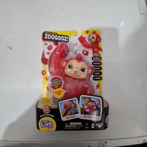 LITTLE LIVE PETS HUG N' HANG ZOOGOOZ - MOOKI MONKEY - 5+ image 2