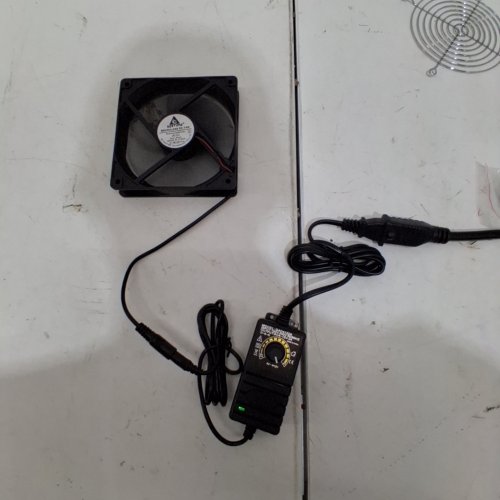 GDSTIME COMPUTER COOLING FAN KIT WITH VARIABLE SPEED CONTROLLER - 12 V - BLACK image 2