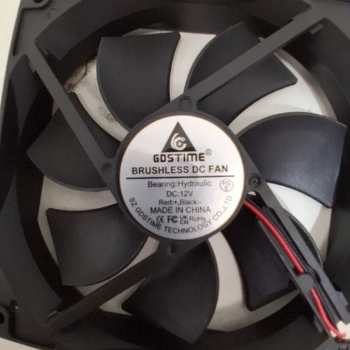 GDSTIME COMPUTER COOLING FAN KIT WITH VARIABLE SPEED CONTROLLER - 12 V - BLACK image 5