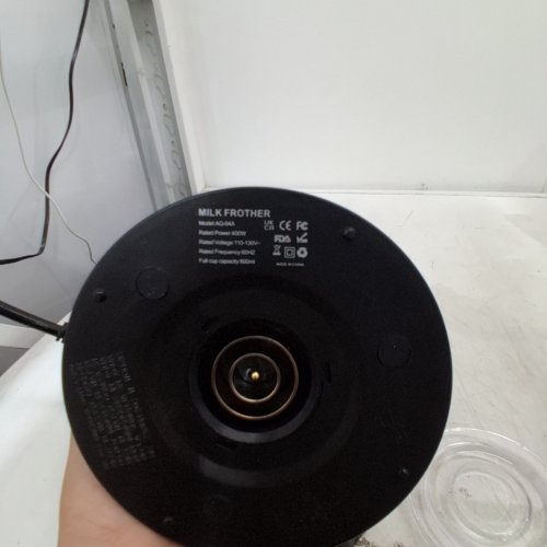 AUTOMATIC ELECTRIC MILK FROTHER - 400W - 600 ML - BLACK (MODEL: AQ-044A) image 3