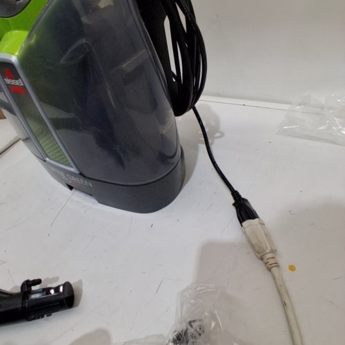 BISSELL LITTLE GREEN PROHEAT PORTABLE DEEP CLEANER/SPOT CLEANER WITH SELF-CLEANING HYDRORINSE TOOL - GREEN/GREY (MODEL : 2513B) image 2