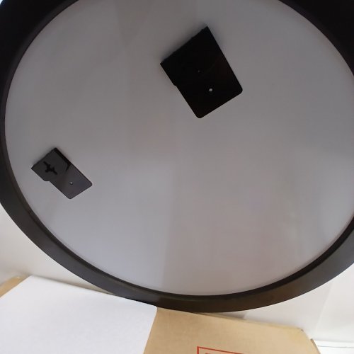 ROUND WALL MOUNTED MIRROR - 31" - BLACK/BRONZE image 3