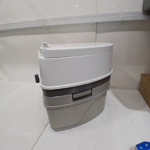 CAMCO PREMIUM PORTABLE TRAVEL TOILET - 5.3 GALLONS - WHITE/GREY (MODEL:# 41545) image 4