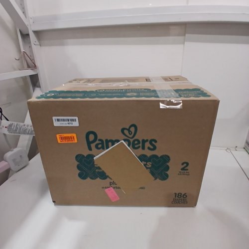 186PK PAMPERS SWADDLERS DISPOSABLE DIAPERS - SIZE 2 image 3