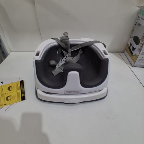 INGENUITY BABY BASE 2-IN-1 SEAT BOOSTER FEEDING SEAT - SLATE image 2
