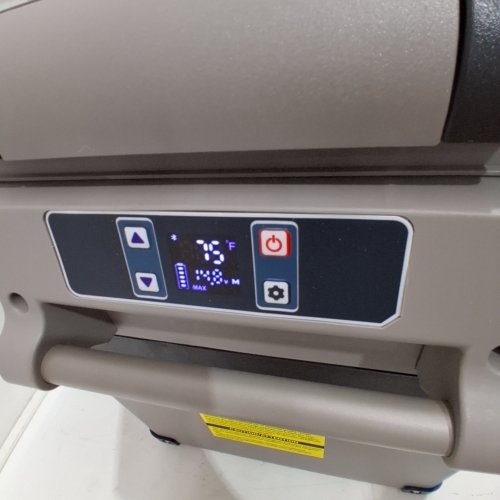 EUHOMY ELECTRIC COOLER CAR REFRIGERATOR WITH BLUETOOTH APP CONTROL - 12V/24V DC - 47QT - BLACK/GREY - (MODEL: CF-45)) image 2