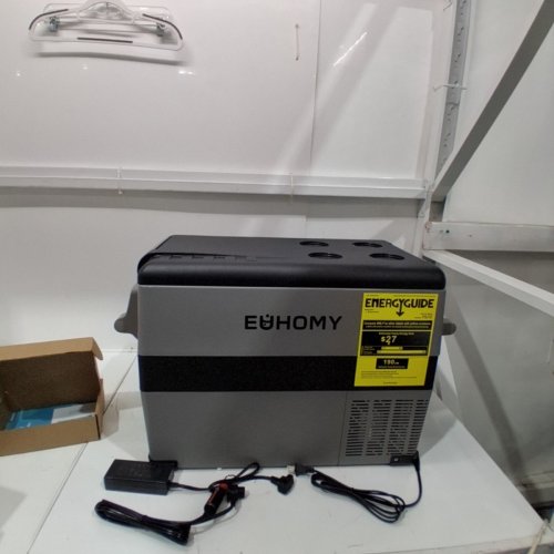 EUHOMY ELECTRIC COOLER CAR REFRIGERATOR WITH BLUETOOTH APP CONTROL - 12V/24V DC - 47QT - BLACK/GREY - (MODEL: CF-45)) image 3