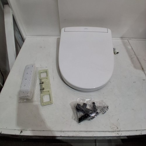 TOTO WASHLET S5 ELECTRONIC ROUND BIDET TOILET SEAT WITH INSTANT WATER HEATING, HEATED SEAT, NIGHT LIGHT & SIDE CONTROL - COTTON WHITE (MODEL: SW3445#01) image 2