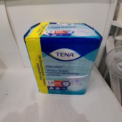 26PK UNISEX TENA PROSKIN BRIEFS - LARGE - SUPER ABSORBANT image 2