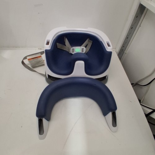 INGENUITY BABY BASE 2-IN-1 BOOSTER FEEDING SEAT WITH FOOD & DRINK TRAY - NAVY BLUE (MODEL: 11247) image 2
