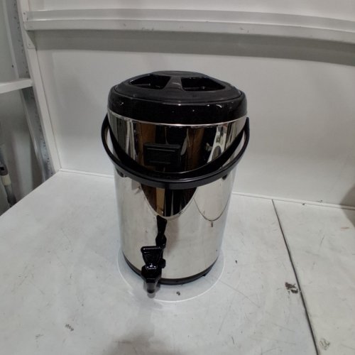 STAINLESS STEEL THERMO INSULATED BEVERAGE DISPENSER WITH SPIGOT AND TEMPERATURE DISPLAY - 9.2L - SILVER/BLACK (MODEL: WNS-D4) image 2