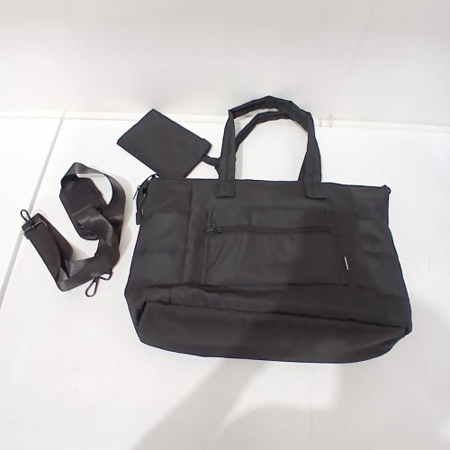 DADANISM 2-IN-1 WORK TOTE BAG WITH INSULATED LUNCH COMPARTMENT - 20L - BLACK image 2