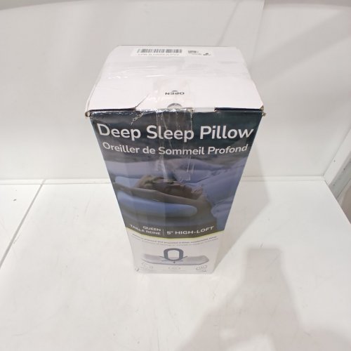 DEEP SLEEP SUPER-SOFT PILLOW WITH COVER - QUEEN / 5" - WHITE image 5