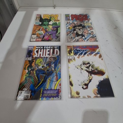 4 ASSTD MARVEL COMIC BOOKS - ALPHA FLIGHT #87, #104, MARVEL COMICS PRESENTS #94, AND NICK FURY AGENT OF S.H.I.E.L.D #45 - VARIOUS AUTHORS image 2
