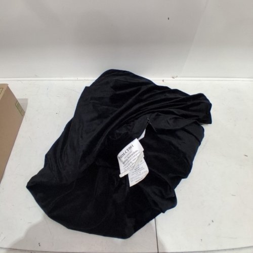 CHILL SACK BEAN BAG CHAIR COVER FOR LIVING ROOM, DORM, & KIDS' ROOMS-5FT - BLACK image 3