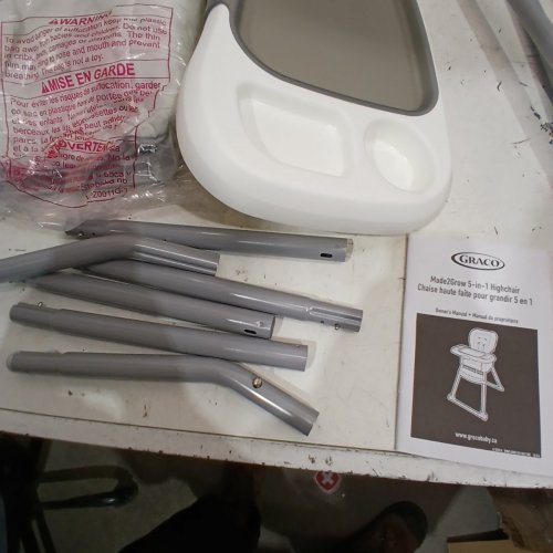 GRACO MADE2GROW 5-IN-1 CONVERTIBLE HIGHCHAIR - LEE FASHION (MODEL: 2220384) image 3