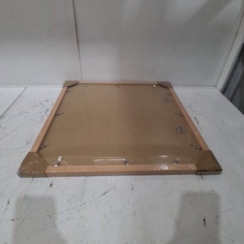VNVNK WOOD SQUARE FRAME - 18" X 18" WITHOUT MAT - 14" X 14" WITH MAT - NATURAL WOOD image 4