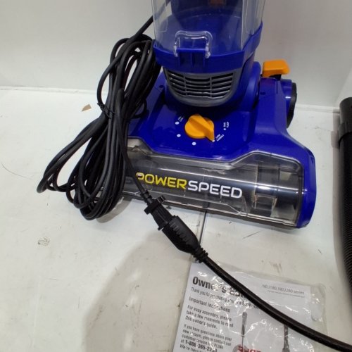 EUREKA POWERSPEED CORDED LIGHTWEIGHT UPRIGHT BAGLESS VACUUM CLEANER WITH ACCESSORIES - BLUE (MODEL: NEU182C) image 2