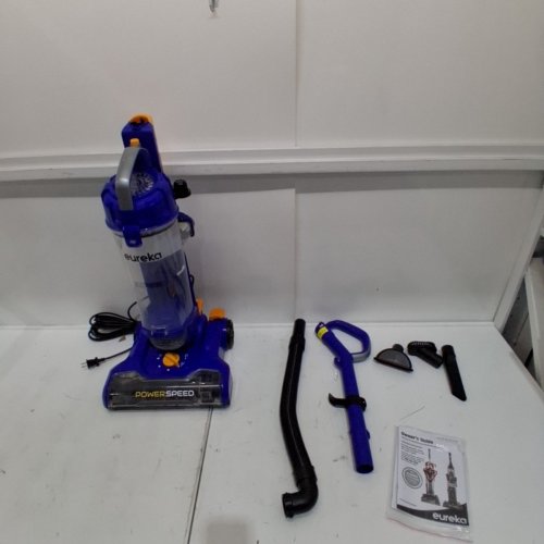 EUREKA POWERSPEED CORDED LIGHTWEIGHT UPRIGHT BAGLESS VACUUM CLEANER WITH ACCESSORIES - BLUE (MODEL: NEU182C) image 4