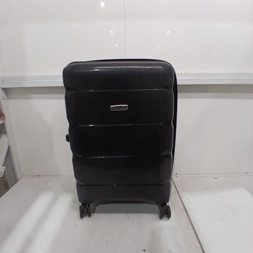 LUGGEX HARDSIDE CHECKED LUGGAGE WITH WHEELS EXPANDABLE SUITCASE - 24" - BLACK image 2