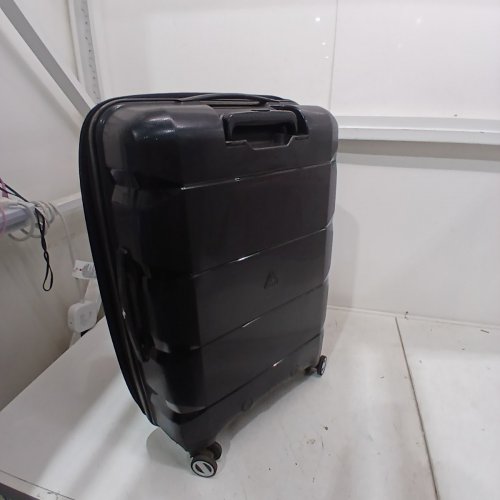 LUGGEX HARDSIDE CHECKED LUGGAGE WITH WHEELS EXPANDABLE SUITCASE - 24" - BLACK image 5