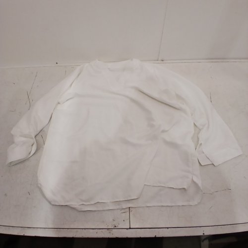 WOMENS DRESSY V NECK LONG SLEEVE - EXTRA LARGE - WHITE image 3
