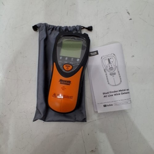 MERCURATE STUD FINDER WALL SCANNER SENSOR - ORANGE/BLACK (MODEL:MSF60A) image 3
