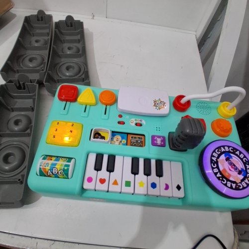 FISHER-PRICE LAUGH & LEARN MIX & LEARN DJ TABLE - MUSICAL ACTIVITY CENTER WITH LIGHTS & SOUNDS - (JMN06-9475) image 2