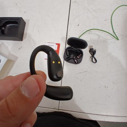 WIRELESS BLUETOOTH SMART TOUCH SCREEN IPX5 WATERPROOF EARBUDS - BLACK (MODEL: A39) image 5