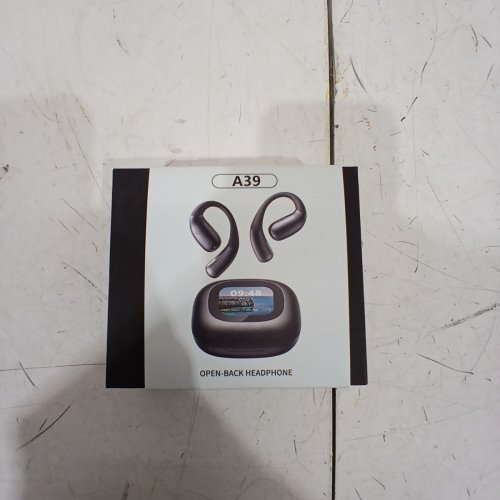 WIRELESS BLUETOOTH SMART TOUCH SCREEN IPX5 WATERPROOF EARBUDS - BLACK (MODEL: A39) image 6