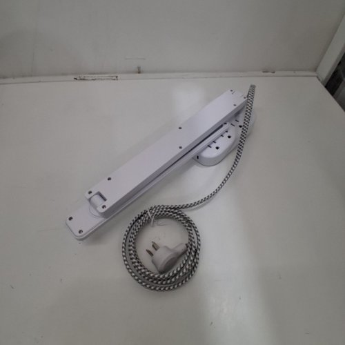 ONE BEAT FOLDABLE DESK LAMP LIGHT WITH 3 OUTLETS, TOUCH CONTROLS, USB-C AND USB-A PORTS - WHITE (MODEL: OB3LDC2) image 4