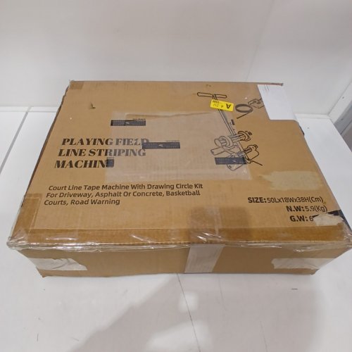 LINE STRIPING MACHINE WITH DRAWING CIRCLE KIT FOR DRIVEWAY / BASKETBALL COURTS - BLACK/SILVER (MODEL: ‎JDHXJ108774) image 6