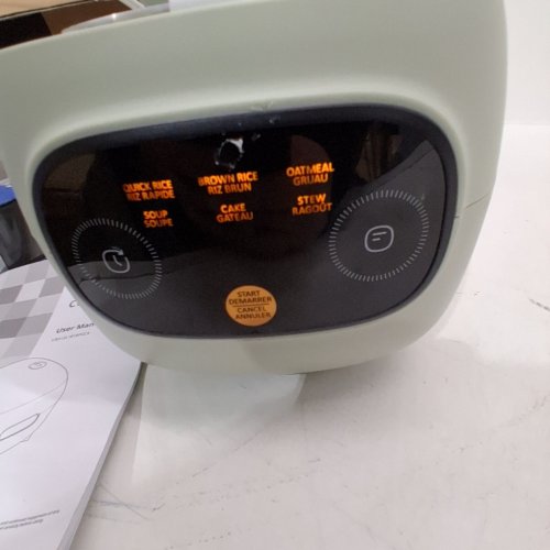 COMFEE' MINI RICE COOKER - 4 CUPS - SAGE GREEN (MODEL: CRD12L1B1BPGCA) image 2