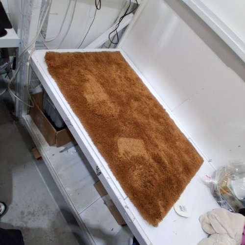 THRESHOLD SPA PLUSH BATH RUG - 24" X 40" - CARAMEL BROWN image 2