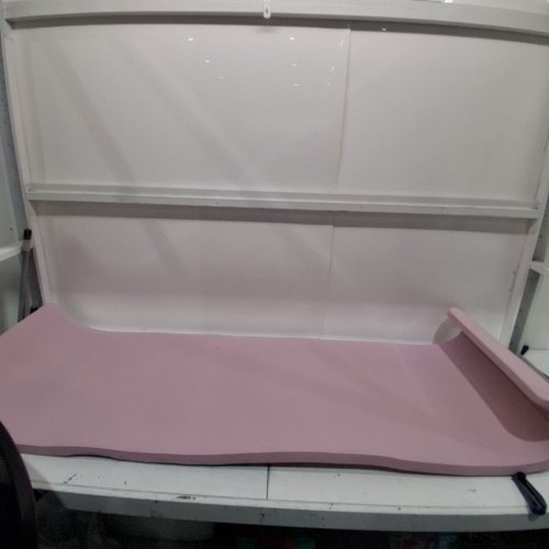 EXTRA THICK EXERCISE YOGA MAT - 72" X 22" X 1"- ROSE/PINK (MODEL: GYCOYM-PK) image 3