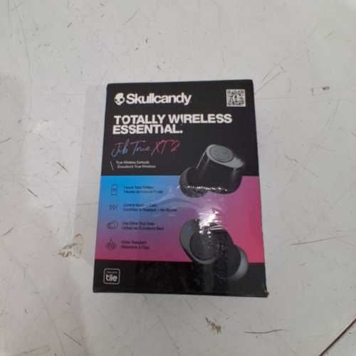 SKULLCANDY JIB XT 2 TRUE WIRELESS WATER RESISTANT EARBUDS HEADPHONES - BLACK (MODEL: S1JTW-N740) image 3