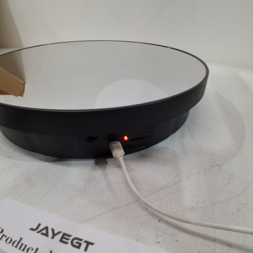 JAYEGT MOTORIZED ROTATING DISPLAY STAND- 12" - BLACK (MODEL: JY-32CM MIRROR-B) image 2