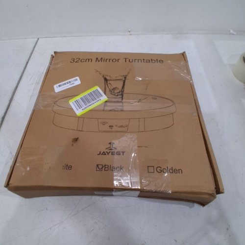 JAYEGT MOTORIZED ROTATING DISPLAY STAND- 12" - BLACK (MODEL: JY-32CM MIRROR-B) image 5