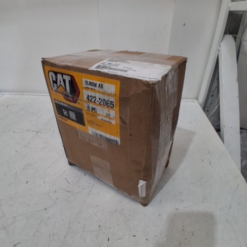 CAT CATERPILLAR FUEL LINE ELBOW ADAPTER - SILVER (ITEM: 422-2065) image 6