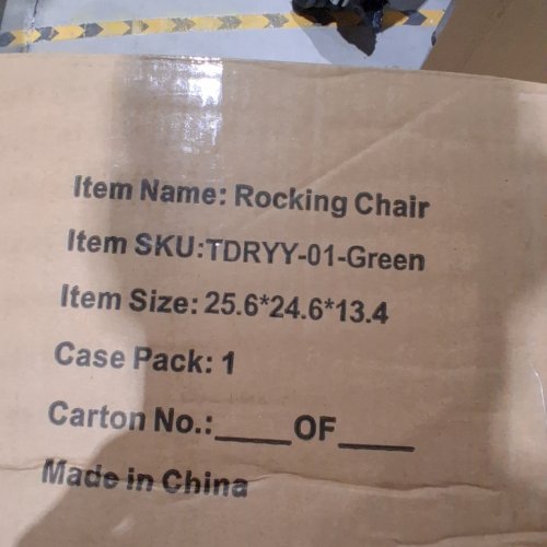 ZEDACHICA ROCKING CHAIR NURSERY TEDDY ROCKING ACCENT CHAIR UPHOLSTERED GLIDER ROCKER ARMCHAIR - GREEN (MODEL: TDRYY-01-GREEN) image 2