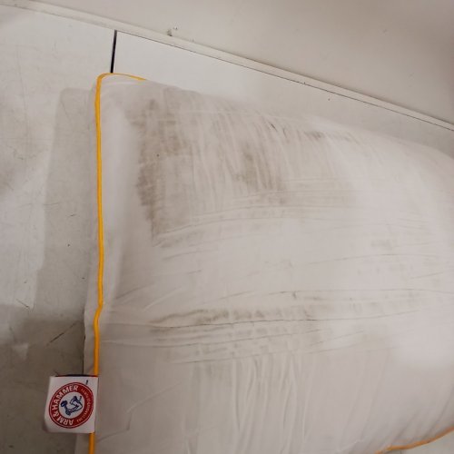 ARM & HAMMER SOFT JUST LIKE DOWN SLEEP PILLOW - 18" X 26" - WHITE/ORANGE image 3