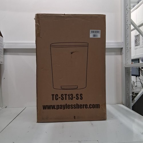 PAYLESSHERE PEDAL GARBAGE BIN WITH REMOVABLE INNER BUCKET - 50L - STAINLESS STEEL/BLACK - (MODEL:TC-ST13-SS) image 6
