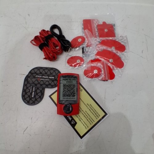 NEOCARBON TENS UNIT MUSCLE STIMULATOR MACHINE - RED (MODEL:‎SM9126) image 3