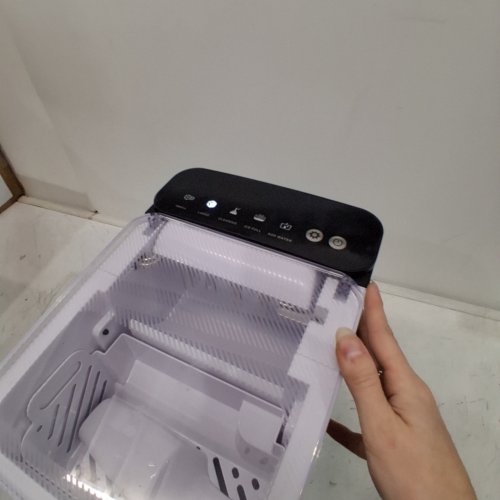 EUHOMY SELF-CLEANING BULLET COUNTERTOP PORTABLE ICE MAKER WITH ICE SCOOP - MAKES 27LB PER DAY - BLACK (MODEL: IMB1008CA-UL) image 2