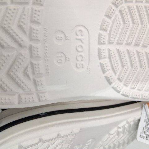 CROCS BAYABAND CLOG - MENS 8/WOMENS 10 - WHITE image 2